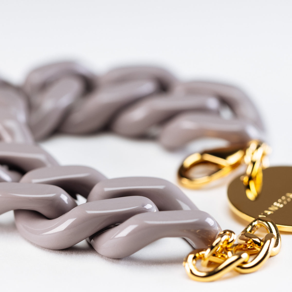 Flat Chain Bracelet Greige