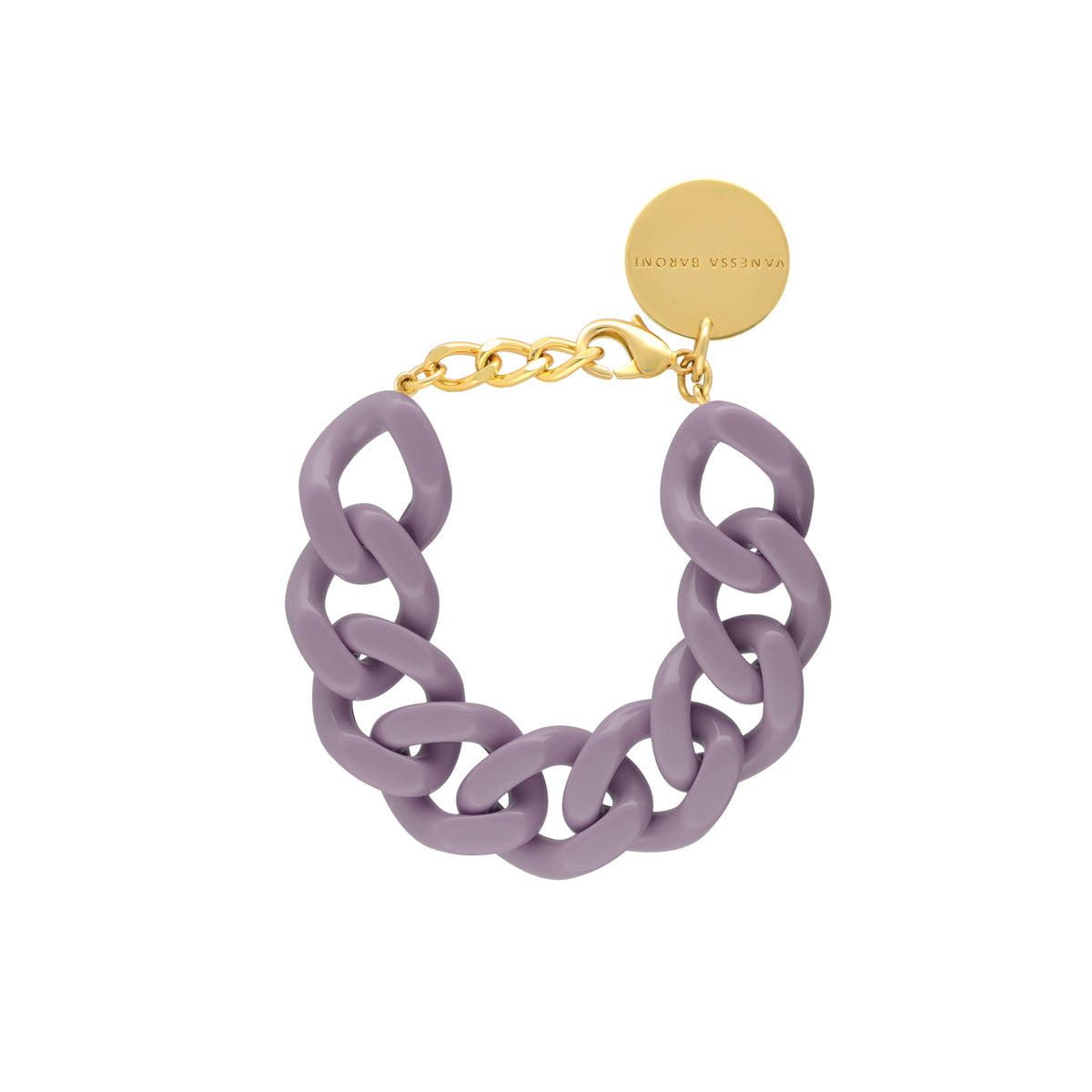 Flat Chain Bracelet Lavendel