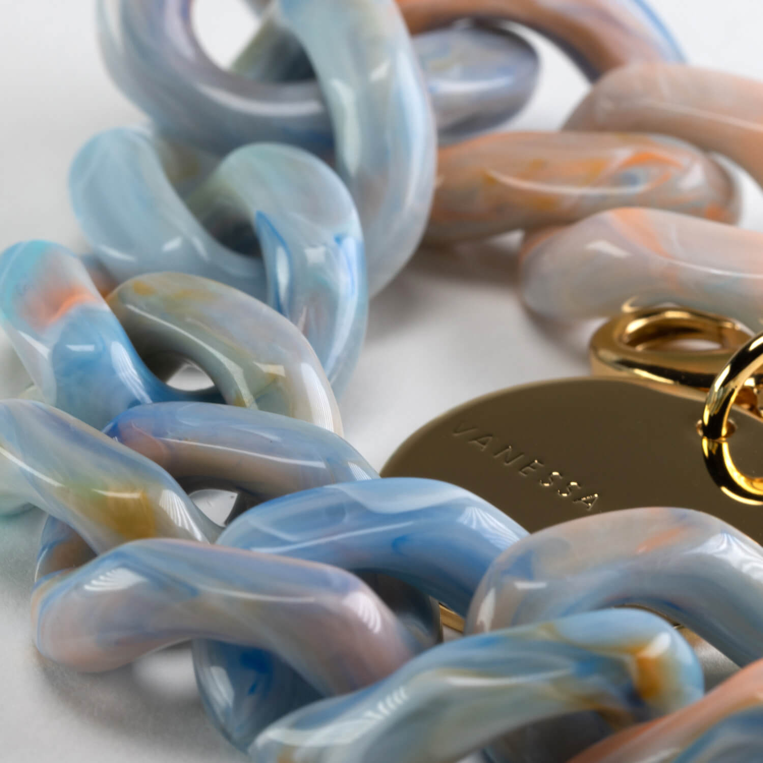 Flat Chain Bracelet Sea Wave - Vanessa Baroni