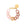 blush marble - peach sorbet