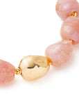 VB X Jennifer Knäble Organic Pearl Bracelet with gold apricot crush