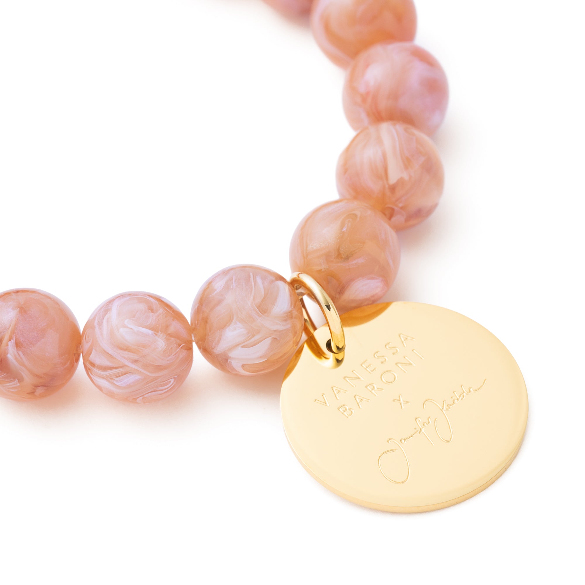 VB X Jennifer Knäble Mini Beads Flex Bracelet apricot crush