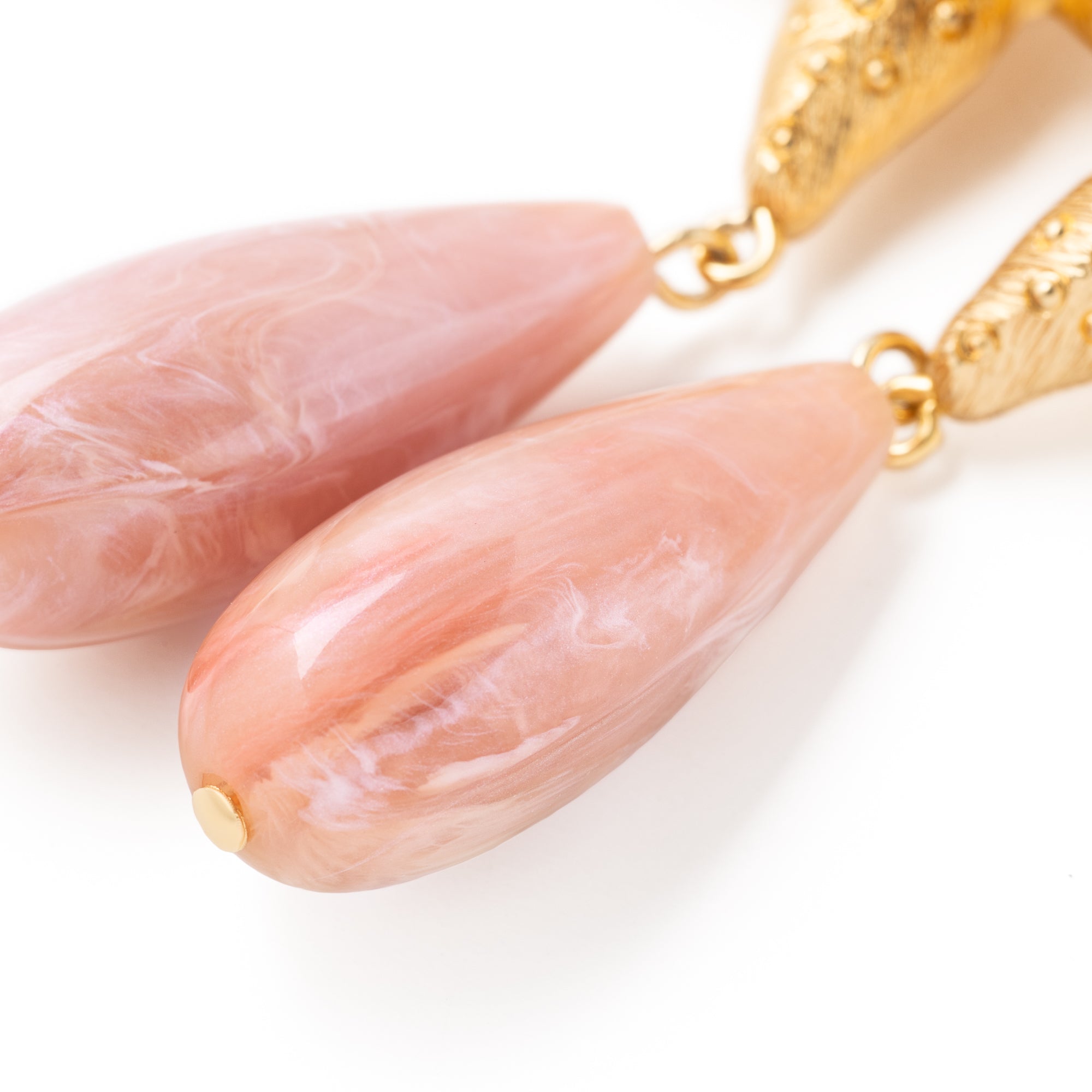 VB X Jennifer Knäble Starfish Drop Earring gold - apricot crush