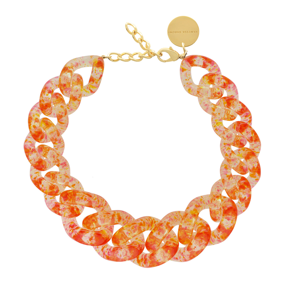 GREAT Necklace Confetti Orange