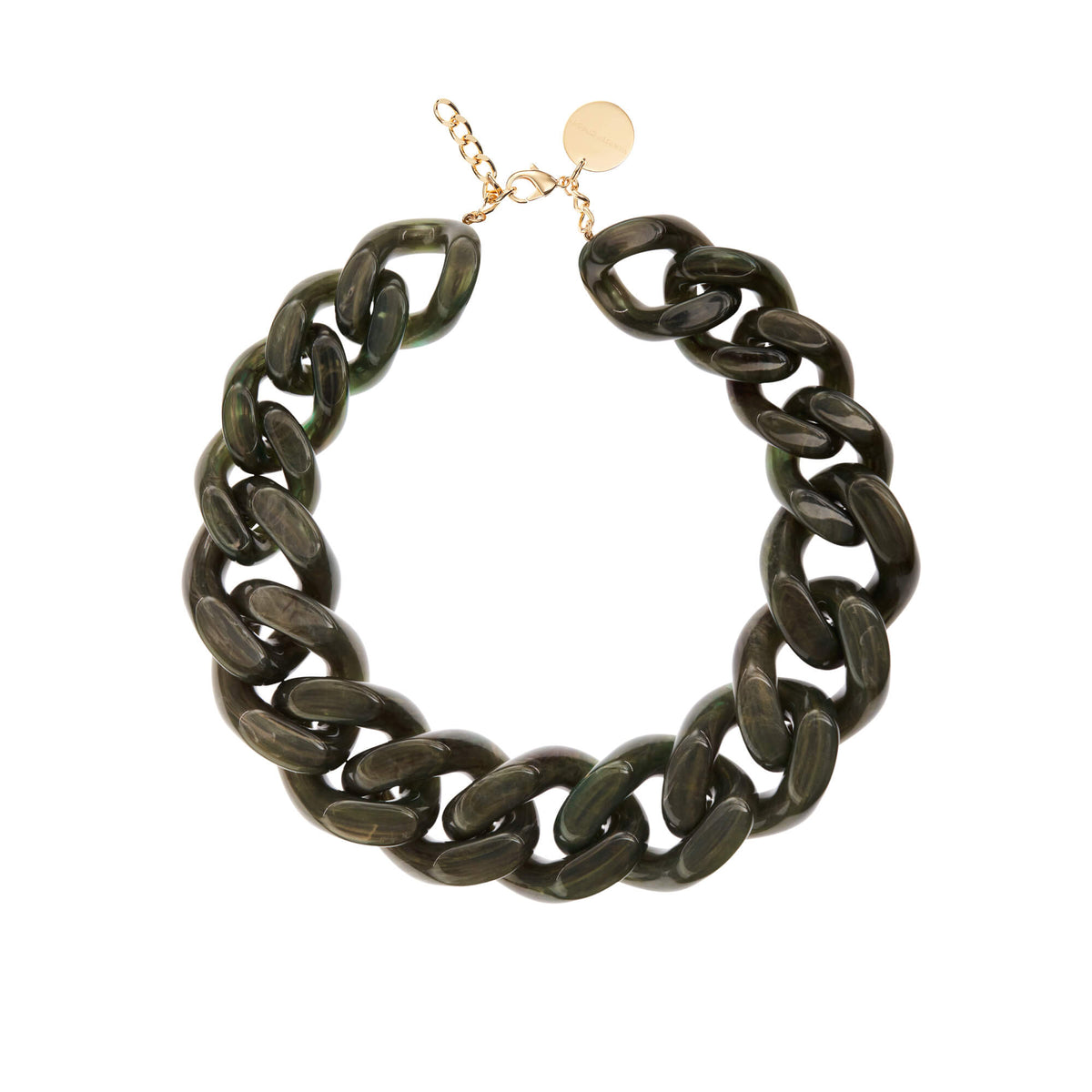 GREAT Necklace Olive Marble