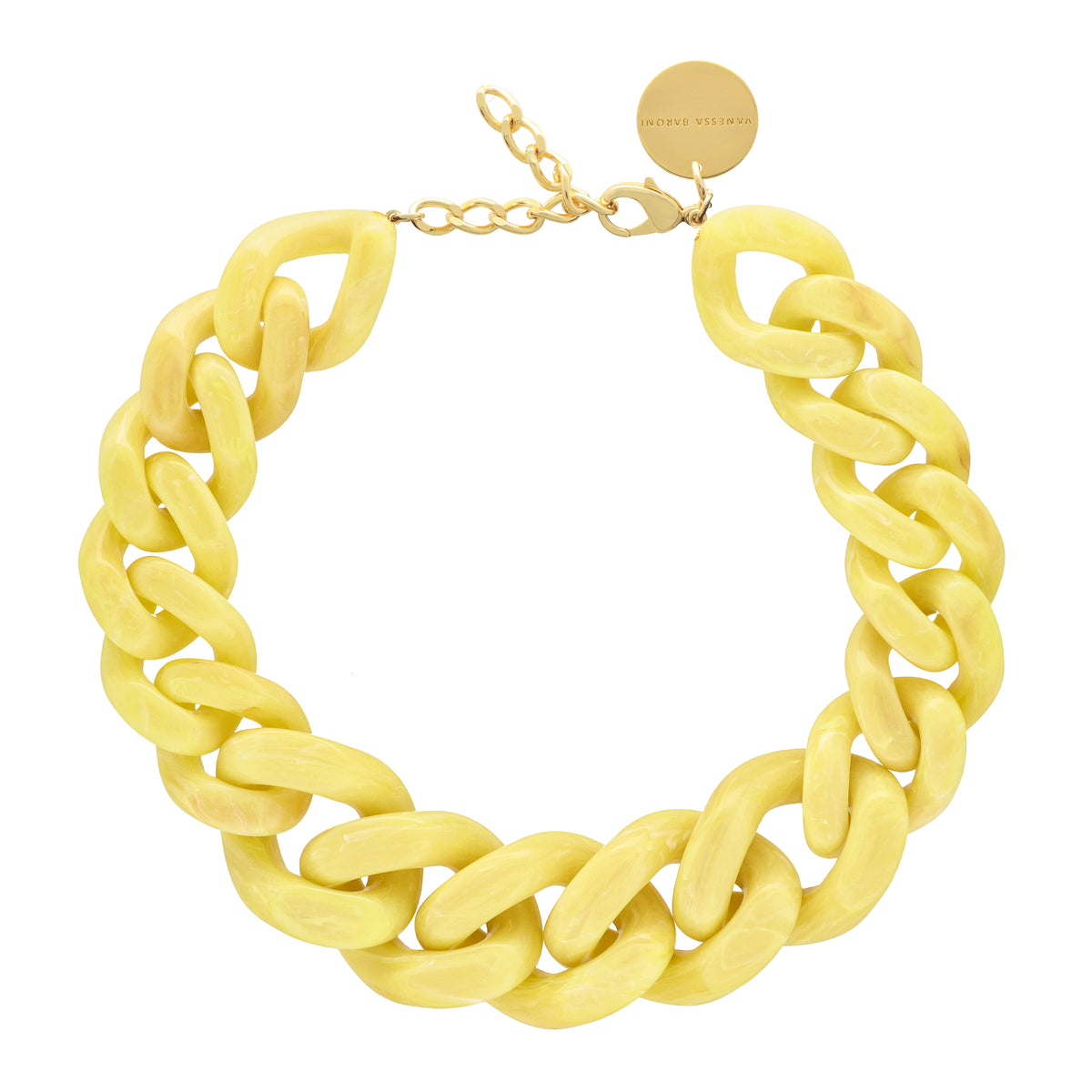GREAT Necklace Yellow Marble