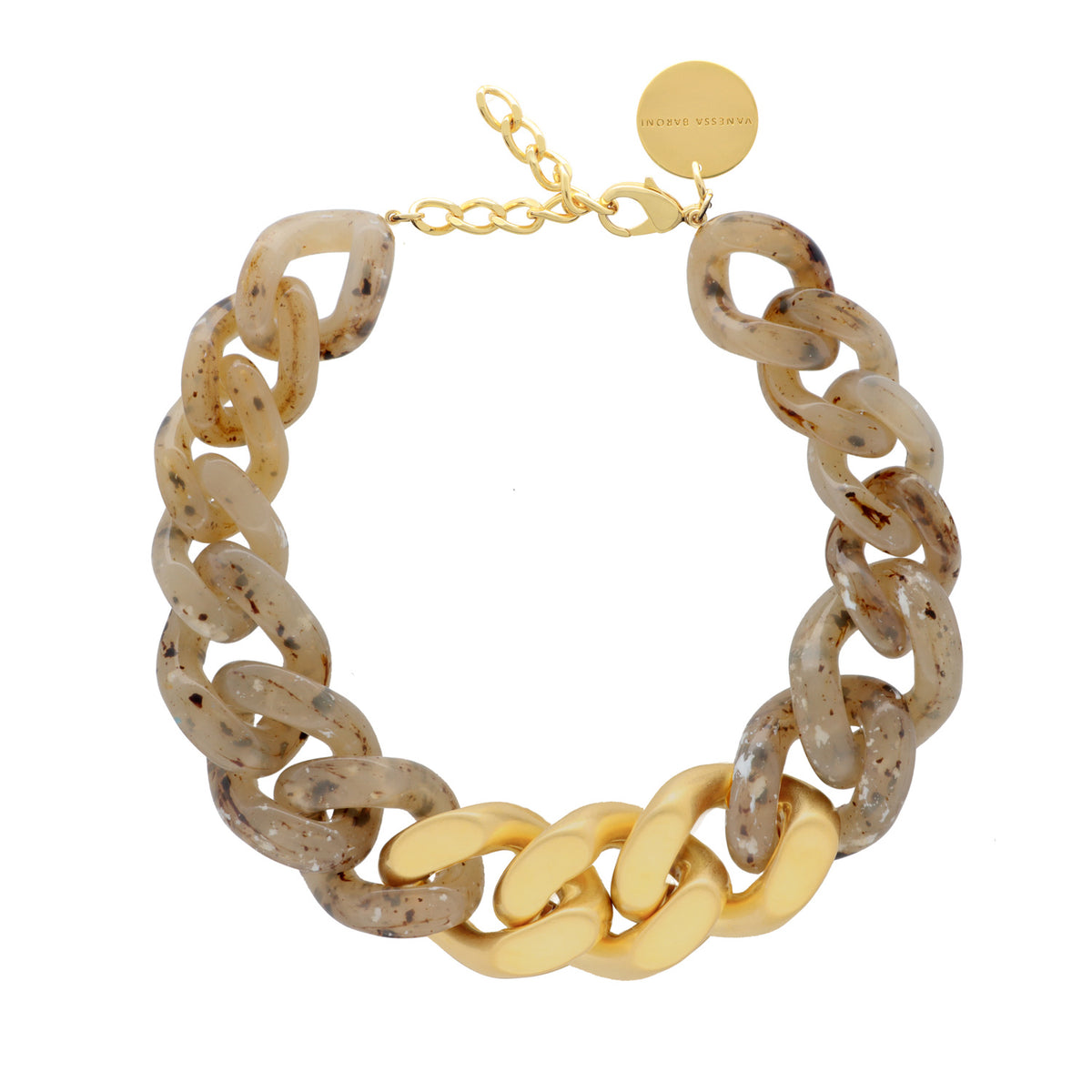 GREAT Necklace With Gold - Light Bernstein
