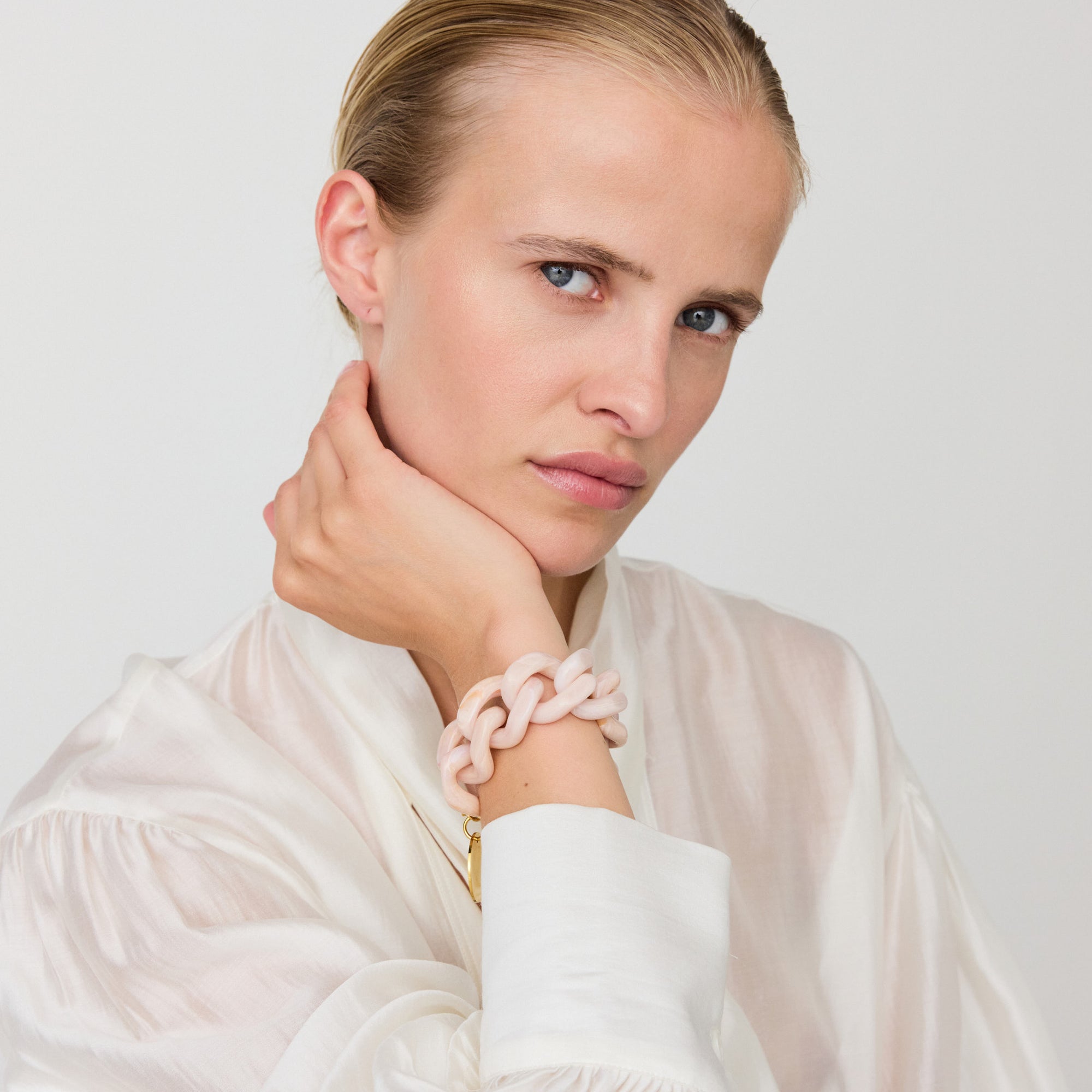 Great Bracelet ivory rose marble