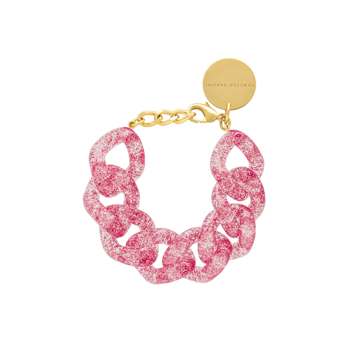 GREAT Bracelet Pink Glitter