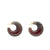 Moon Earring Ikat Marble - Vanessa Baroni