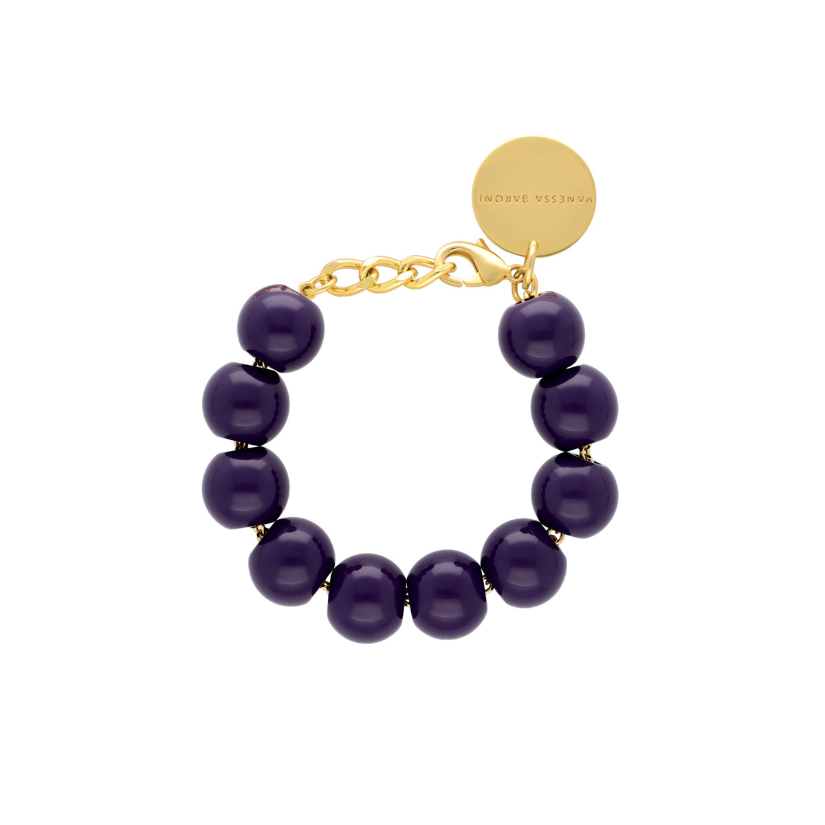 Beads Bracelet Purple
