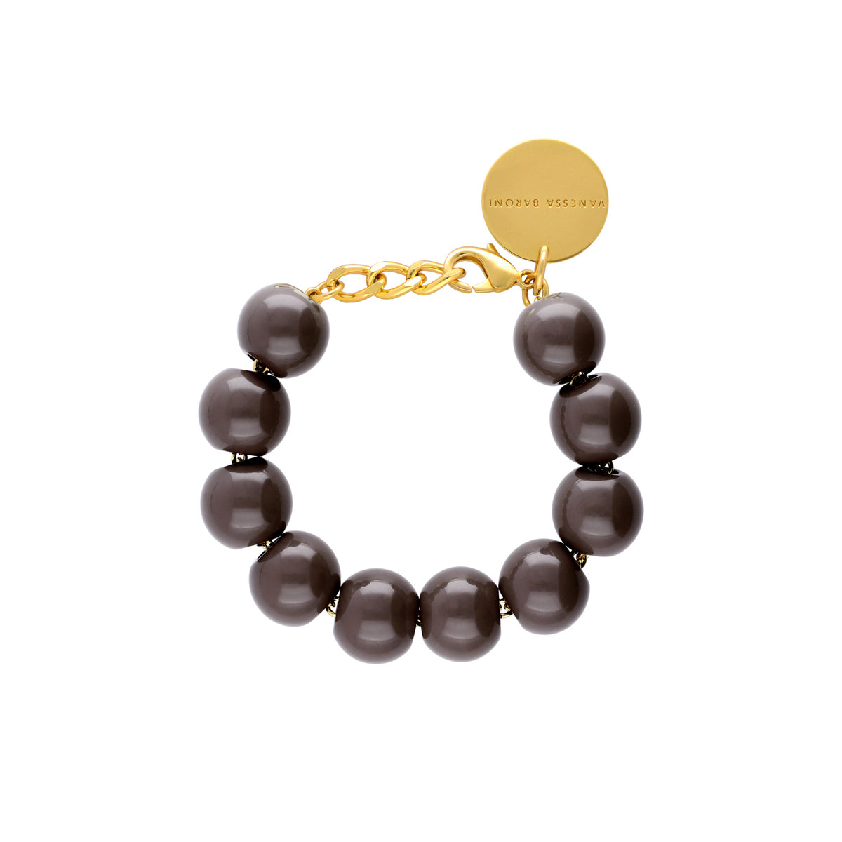 Beads Bracelet Taupe