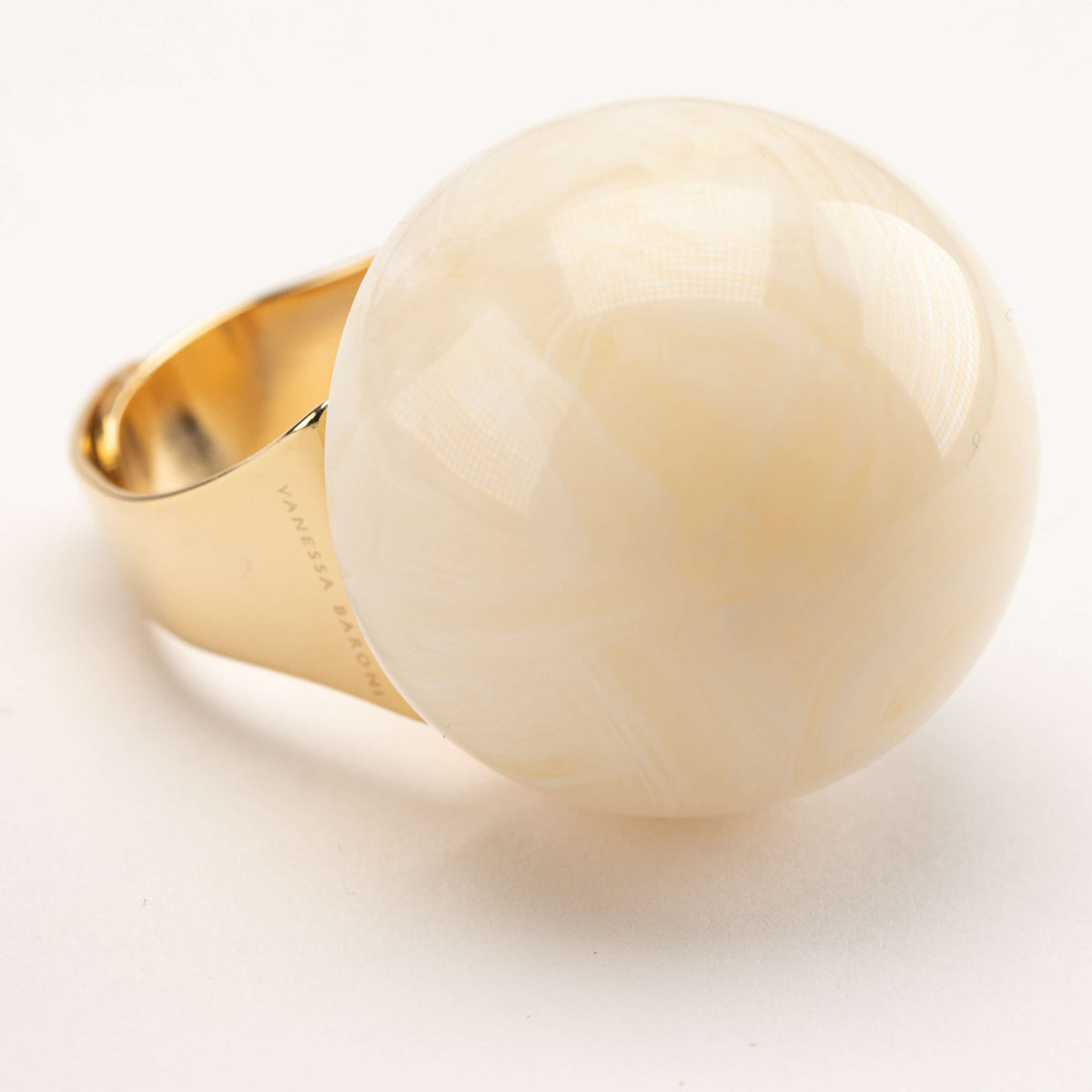 Bubble Ring Pearl Marble