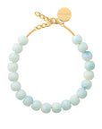 Small Beads Necklace cloud marble
