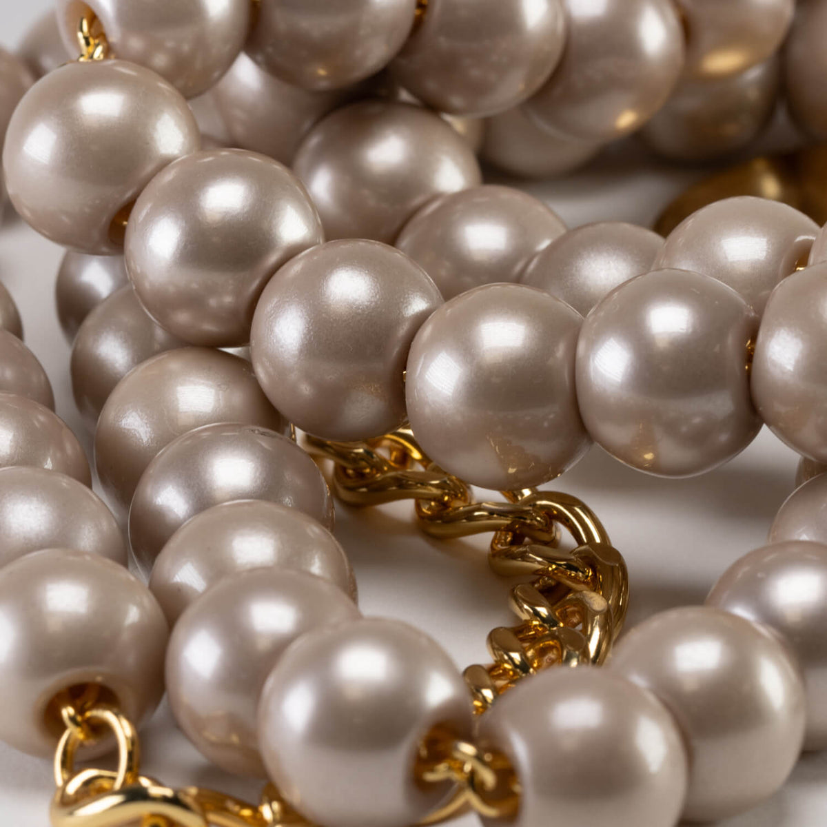 Pearl Necklace Long Champagner Pearl