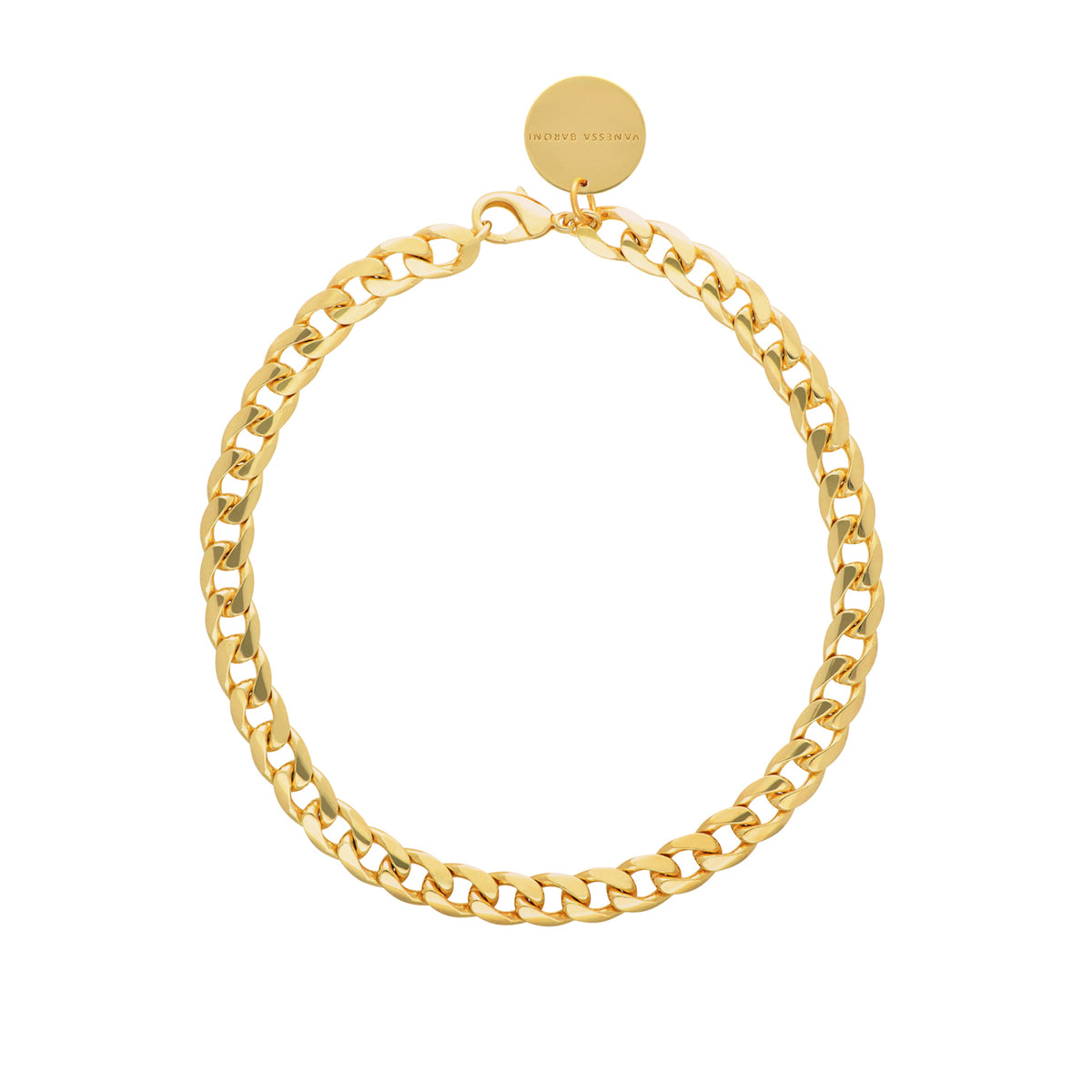 Compressed Necklace Gold