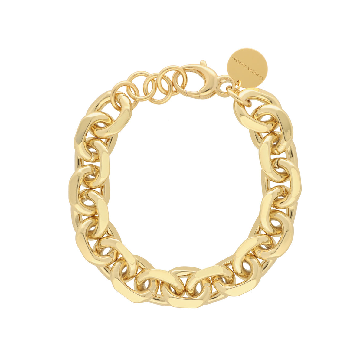 Facette Chain Necklace Gold