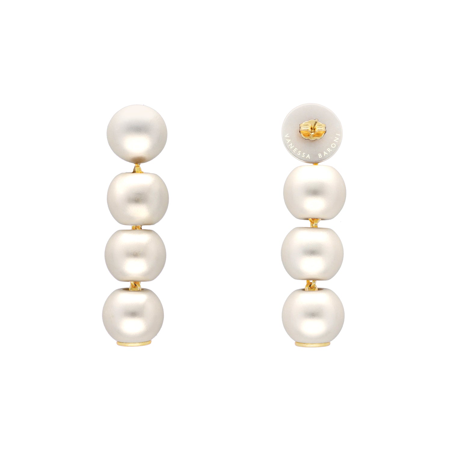 Petites perles pour boucles d'oreilles Pearl