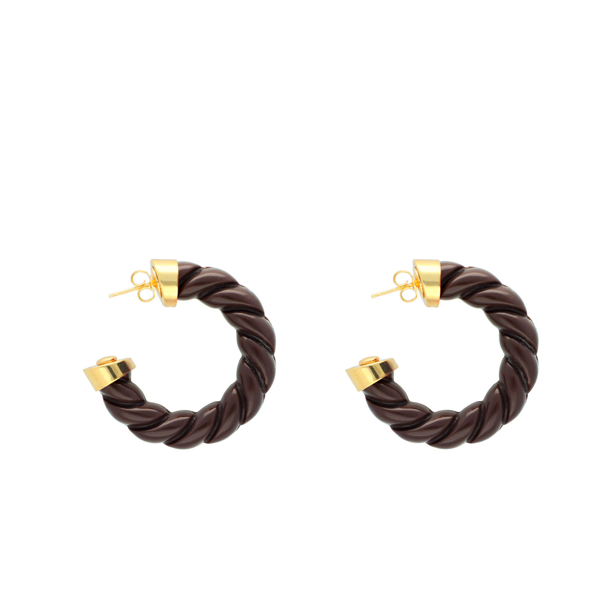 Rope Earring Taupe