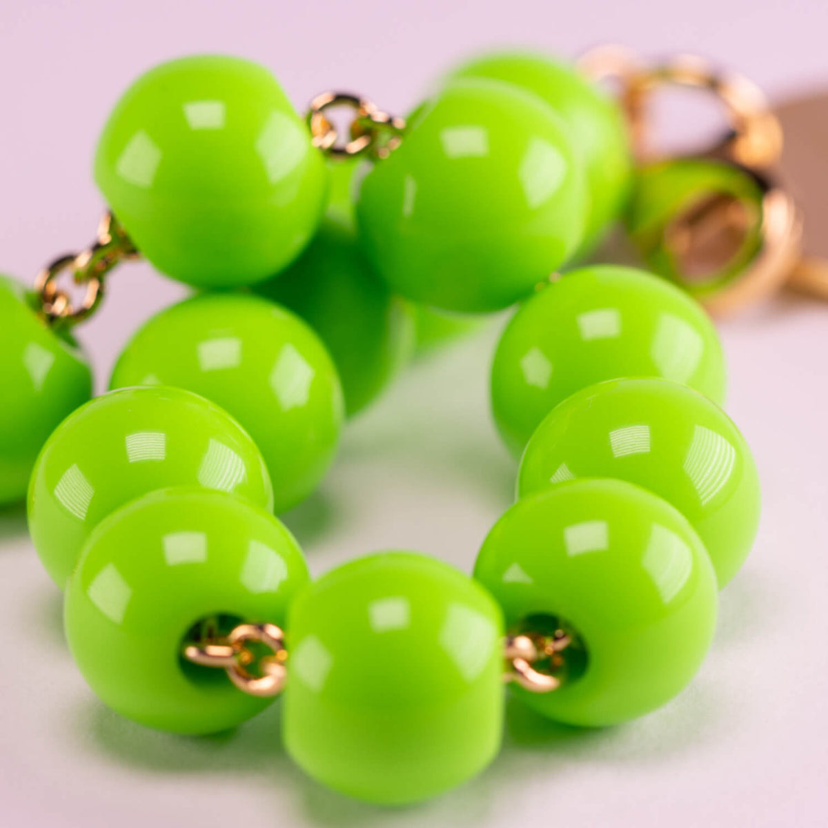 Mini Beads Bracelet Neon Green