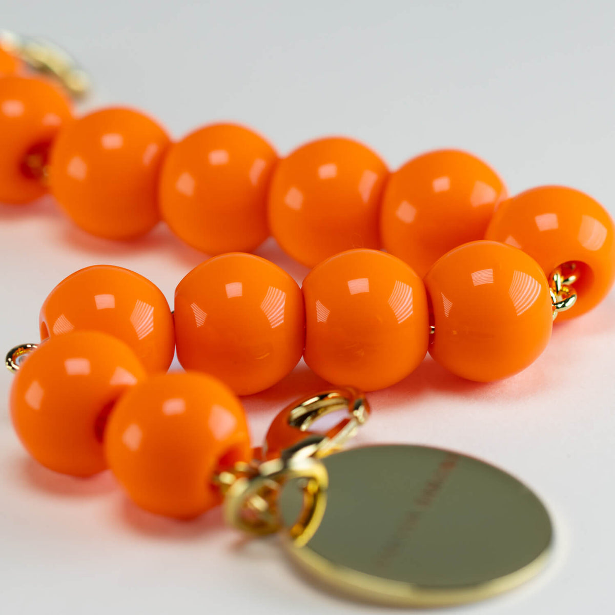 Mini Beads Bracelet Neon Orange