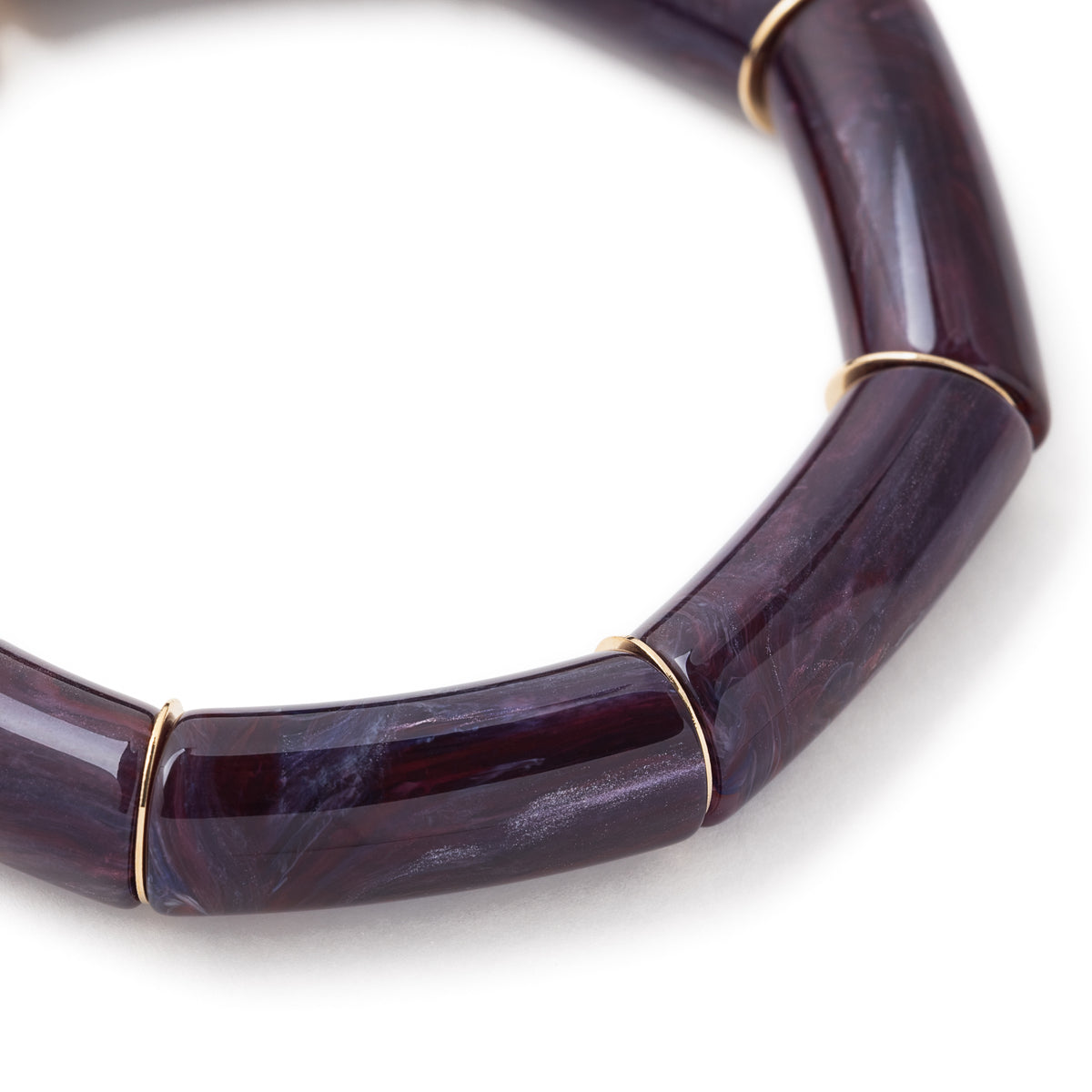 Flex Bracelet aubergine marble