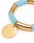 Flex Bracelet gold - opaline blue