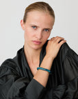 Flex Bracelet teal marble