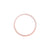 Thin Aurora Bangle peach sorbet