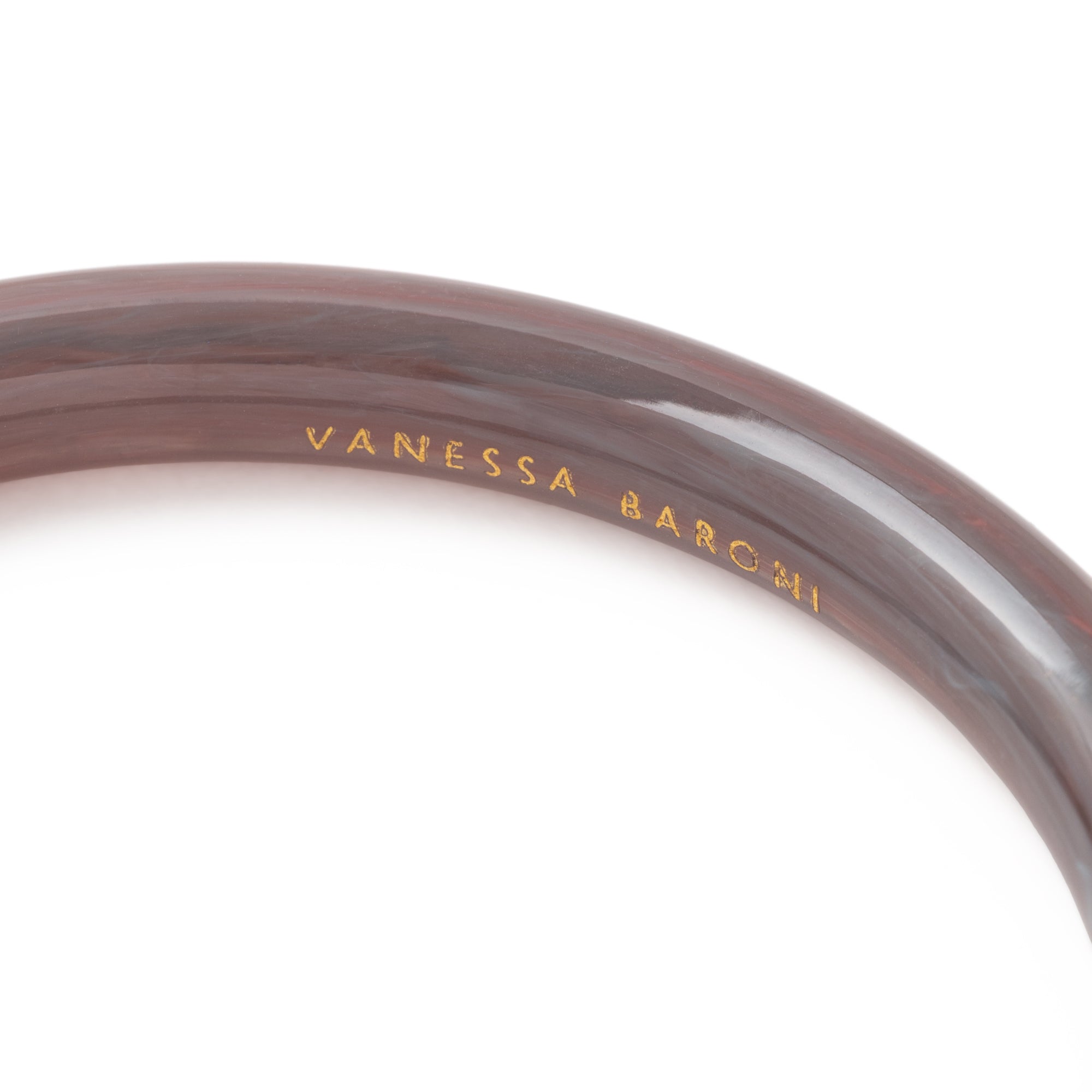 Aurora Bangle ikat marble