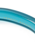Soft Edge Bangle clear teal