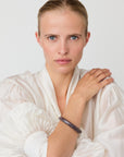 Soft Edge Bangle ikat marble