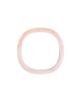 Soft Edge Bangle ivory rose marble