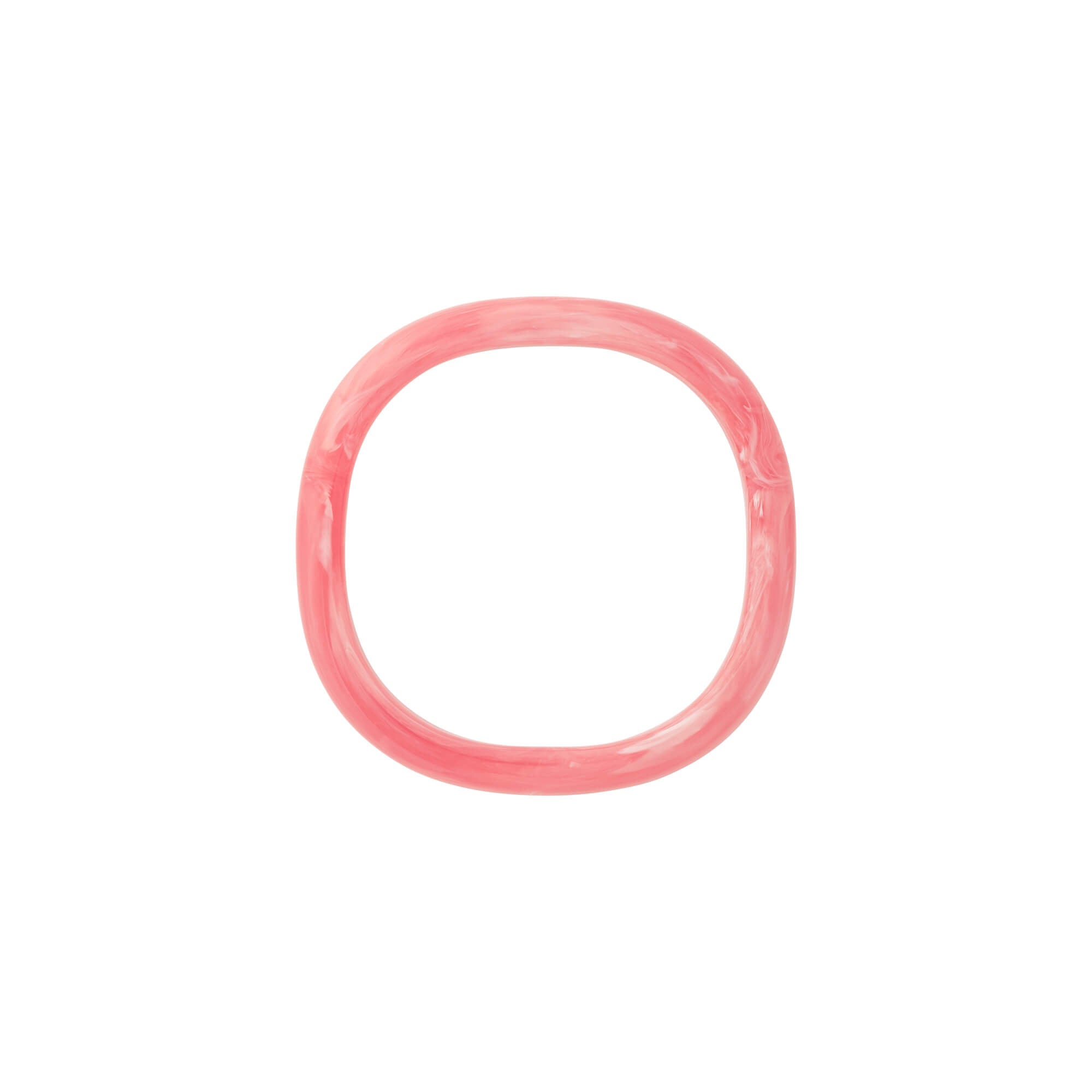 Soft Edge Bangle watermelon marble
