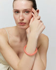 Soft Edge Bangle watermelon marble