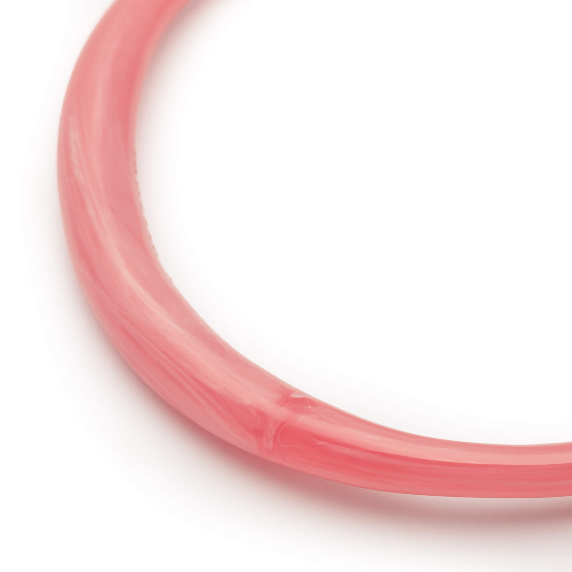 Thin Loop Bangle watermelon marble