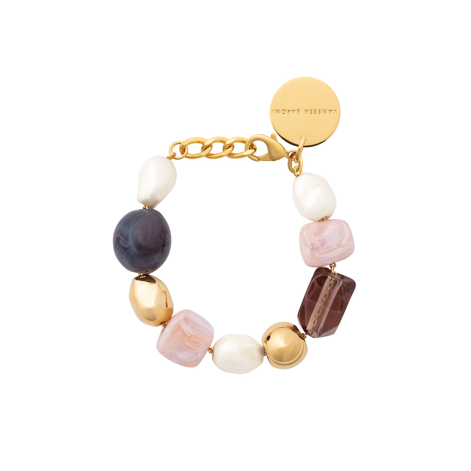 Ibiza Bracelet ivory rose marble