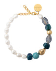 Ibiza Necklace teal marble
