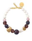 Portofino Necklace ivory rose marble