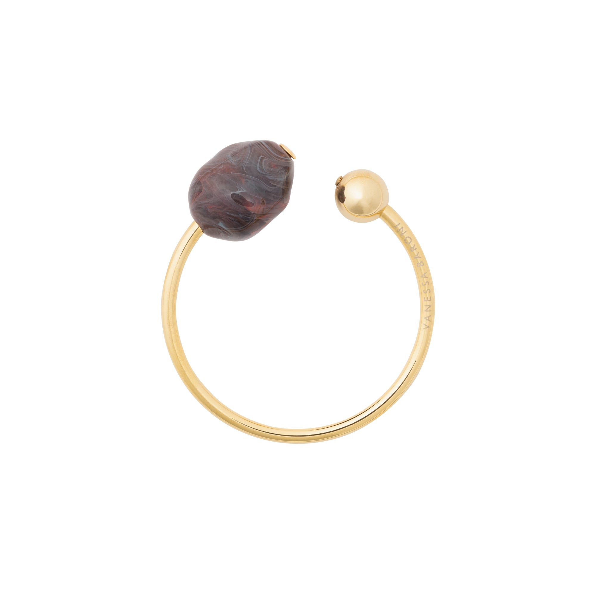 Pearl Bangle ikat marble