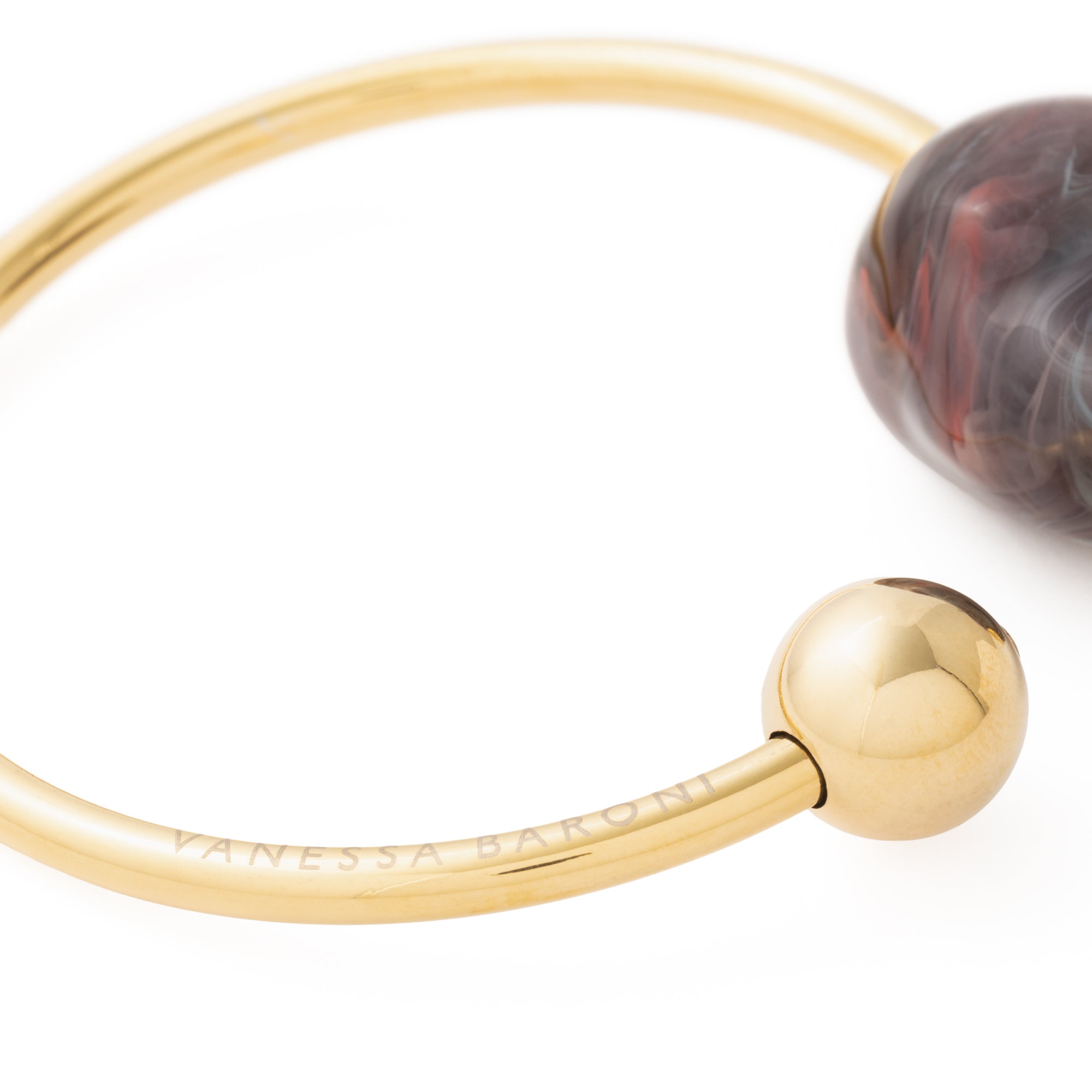 Pearl Bangle ikat marble