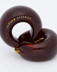 Circlet Earring Bordeaux Marble