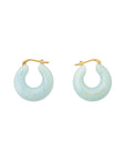 Circlet Earring cloud marble