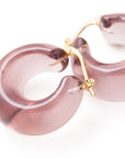 Circlet Earring clear taupe