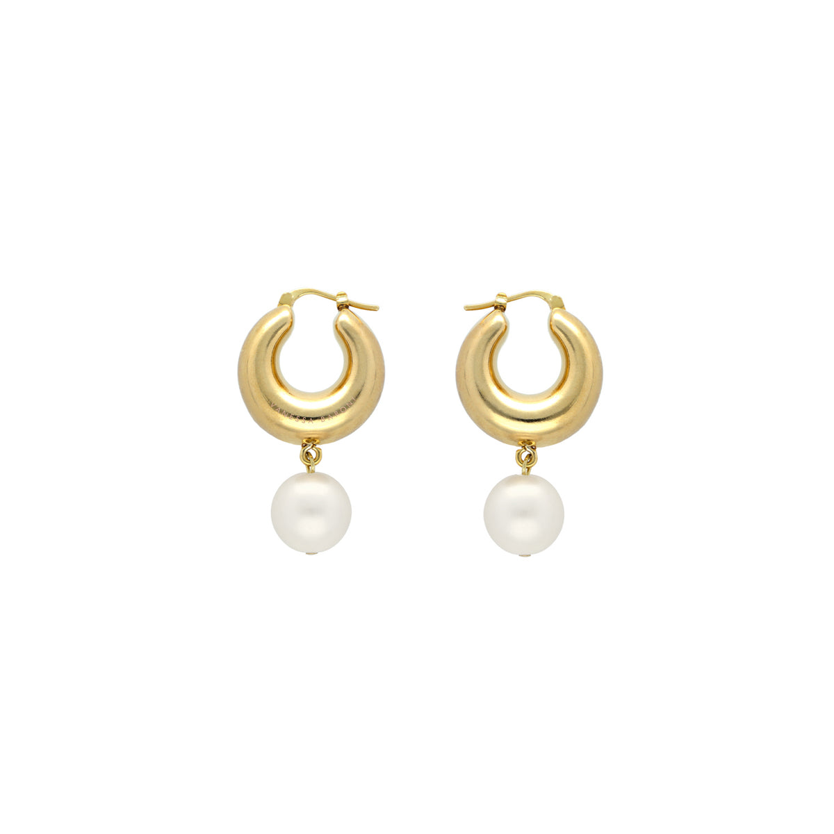 Circlet Pearl Earring Gold Pearl