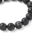 Mini Beads Flex Bracelet black marble