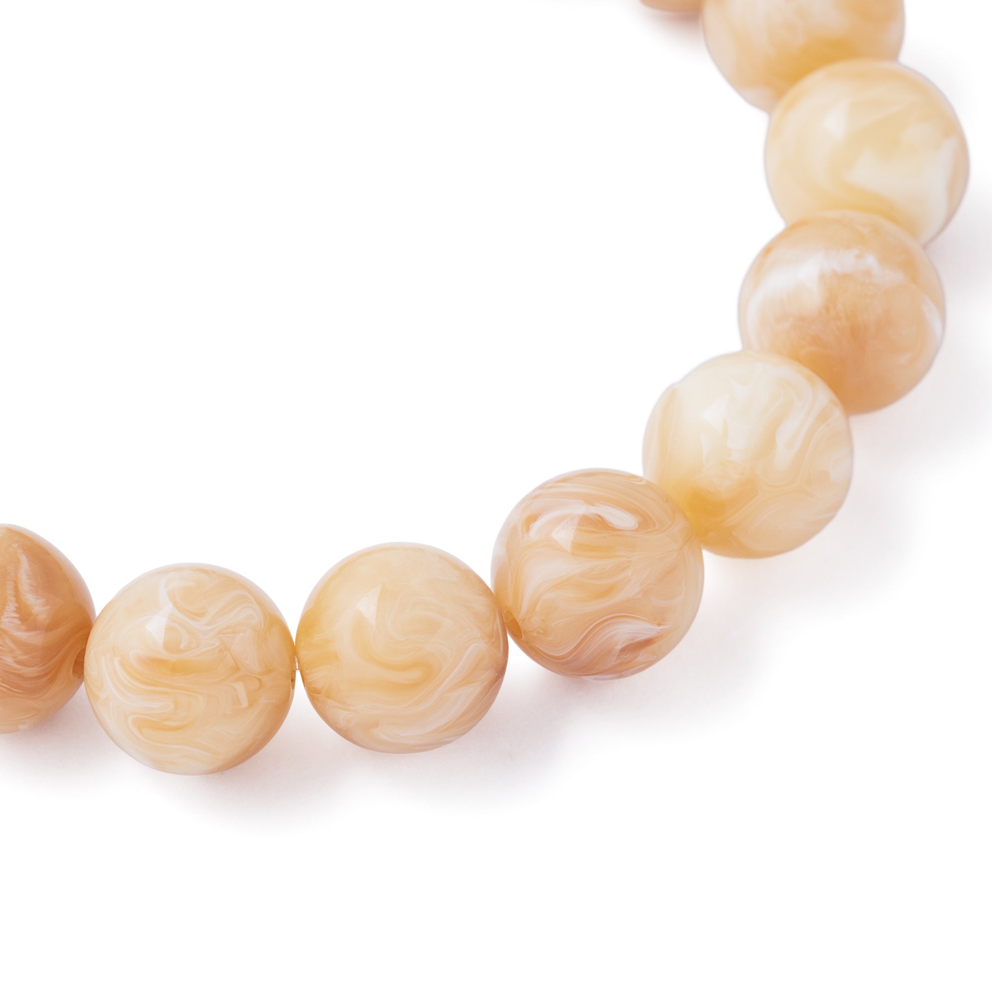 Mini Beads Flex Bracelet creme brulee marble