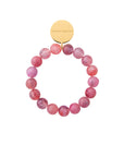 Mini Beads Flex Bracelet crystal pink marble