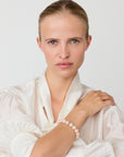 Mini Beads Flex Bracelet ivory rose marble