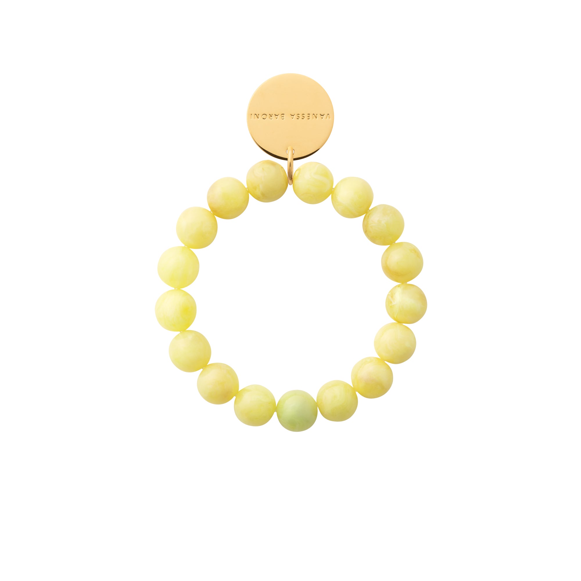 Mini Beads Flex Bracelet lemon marble